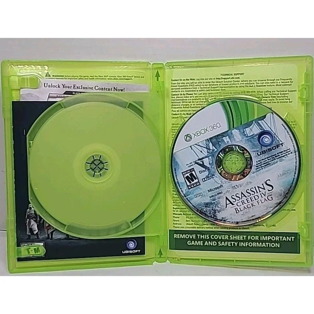 Assassin's Creed IV: Black Flag (Microsoft Xbox 360, 2013) CIB